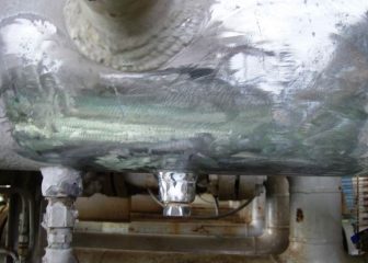 Pinhole Leak Repair Area