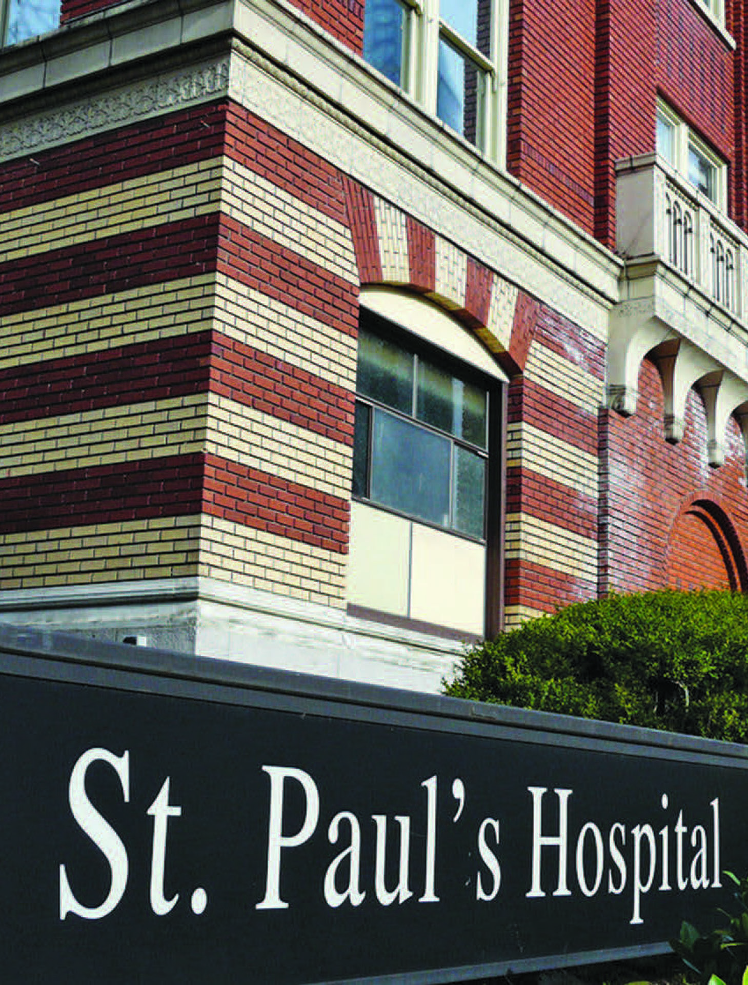 Exterior view of St. Pauls Hospital