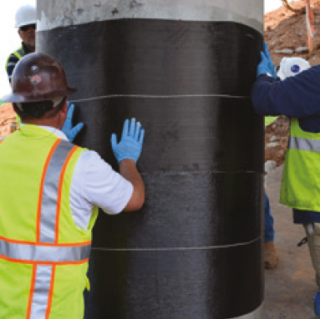 GeoTree Solutions RenewWrap FRP and GeoSpray Geopolymer