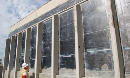 Building wall 2 Fyfe Tyfo structural Strengthening