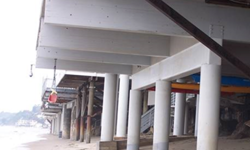 Waterfront Pier Wrapping Fyfe Tyfo Pier Strengtheningf