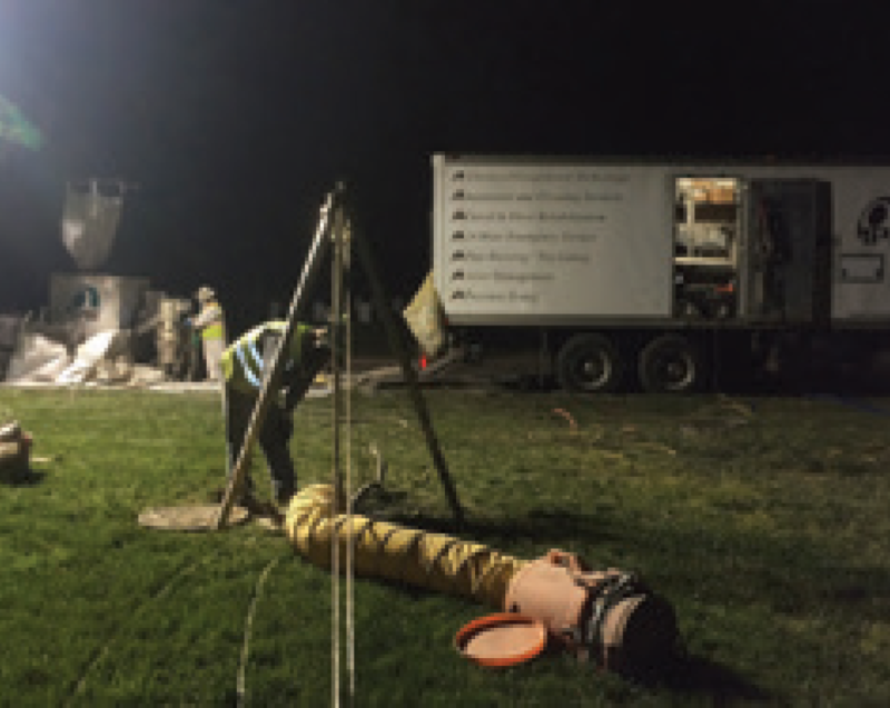 GeoSpray Arlington National Cementary Manhole Lining Washington D C 