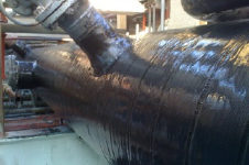 DiamondWrap® HTA™ 30″ Flare Line Rehabilitation in Kuwait-1