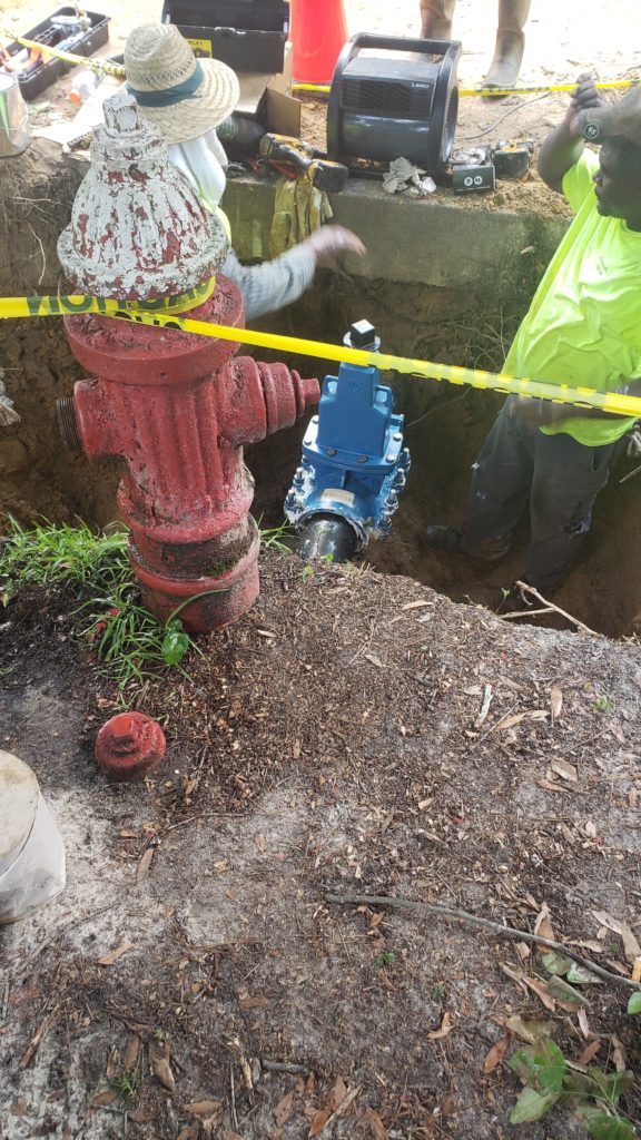 City of Hawkinsville fire hydrant repair