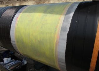 Prepared Pipe Ready for Wrap